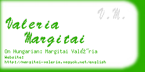 valeria margitai business card